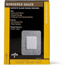 Medline Bordered Gauze, Sterile, 4" x 4" (Box of 15) Medline MSC3244Z